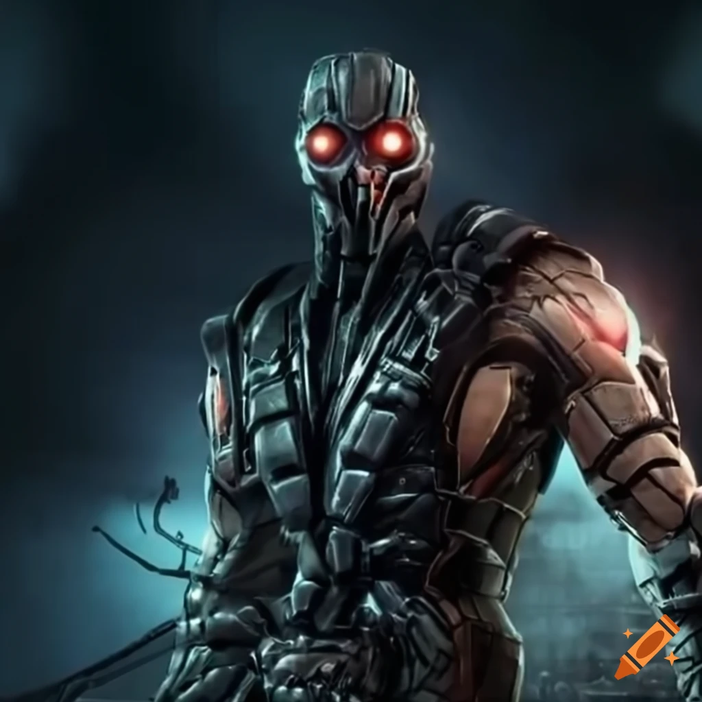 character crossover: Sub-Zero meets Ultron