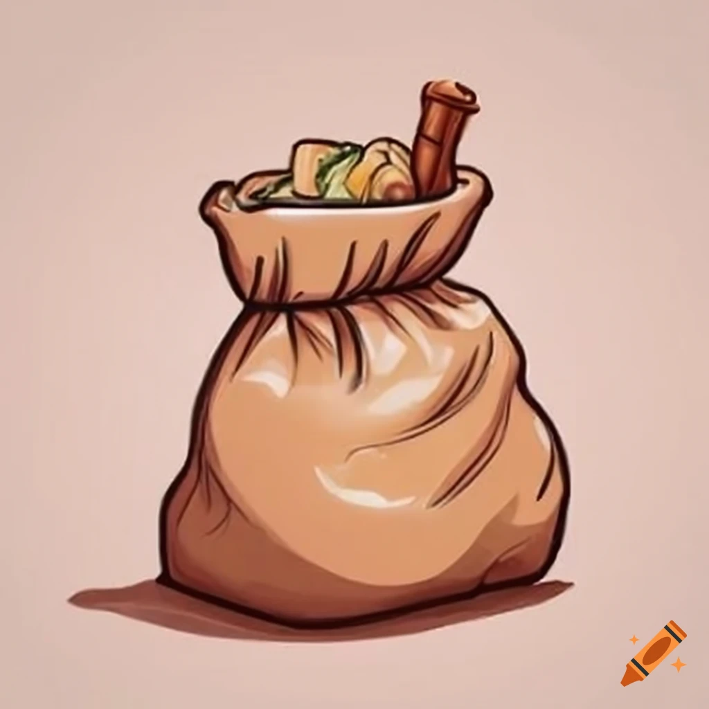 flour bag wrapped like a newborn baby