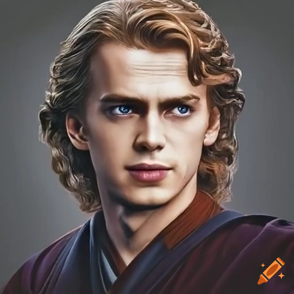 Hayden Christensen as Anakin Skywalker from Star Wars on Craiyon, image size:1024x1024