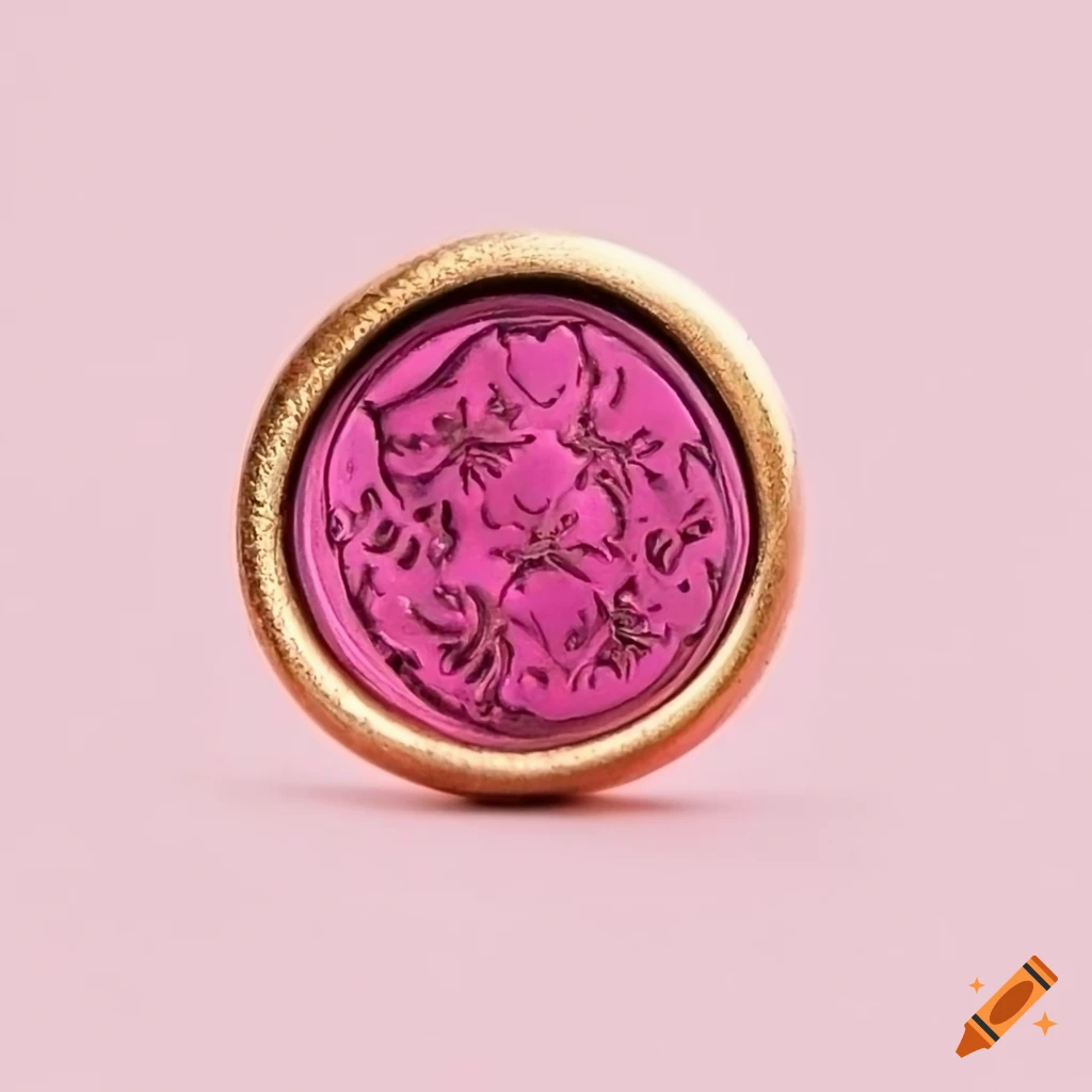 wax seal with peacock design