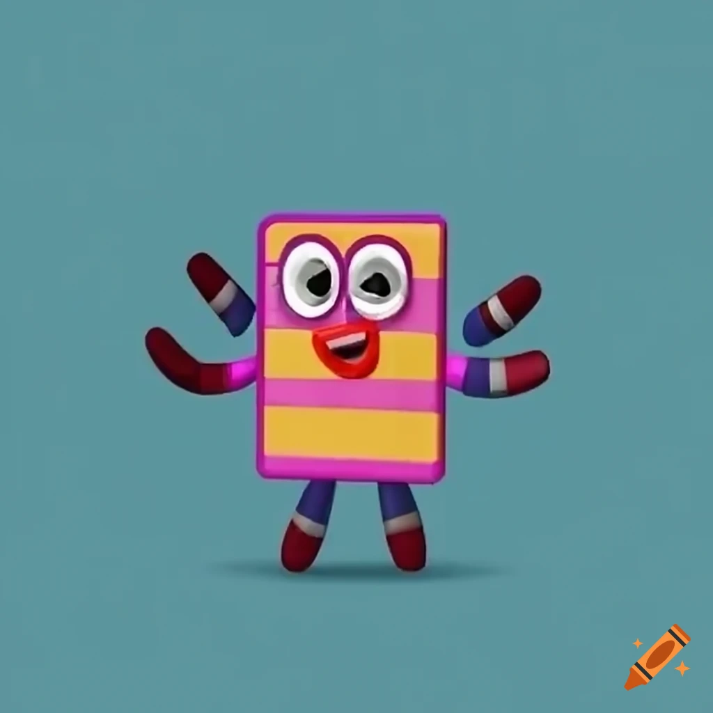 Numberblock character on Craiyon
