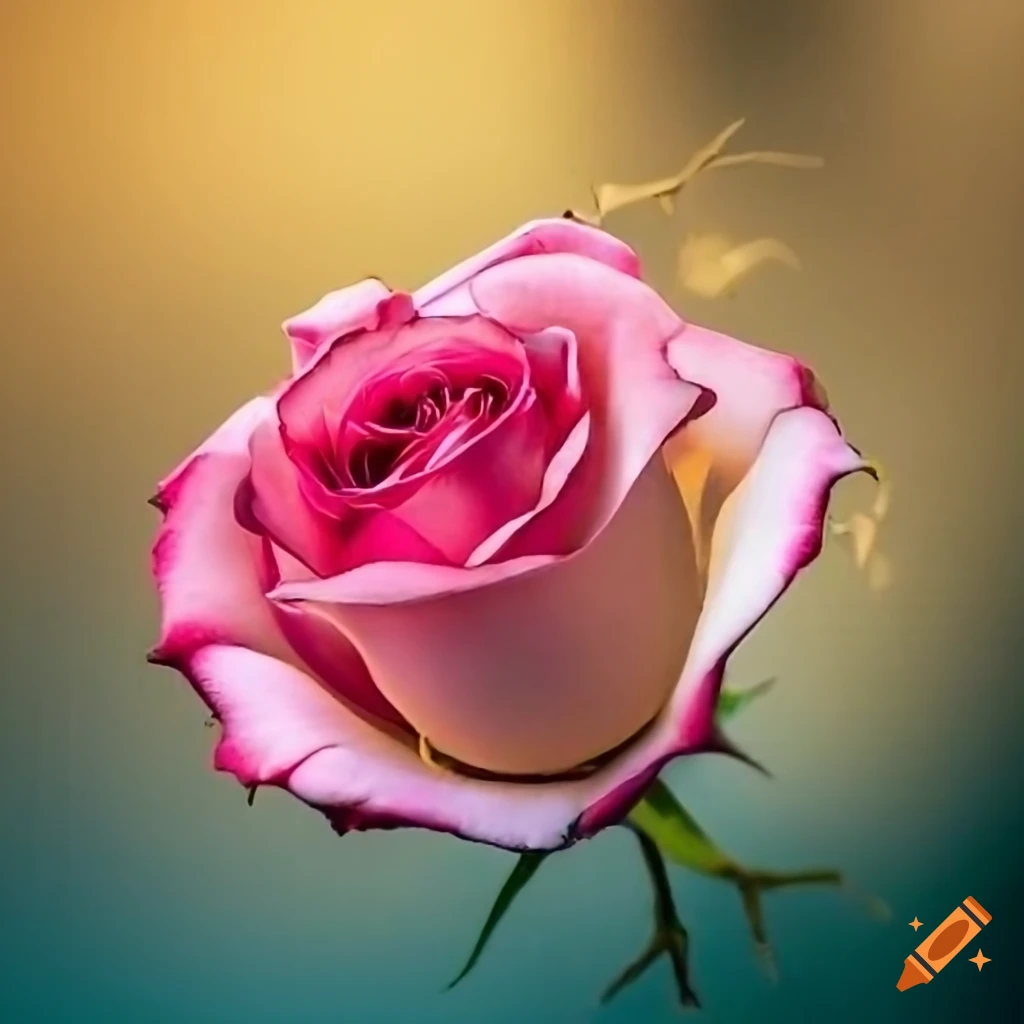 bright photo of roses in urban environment