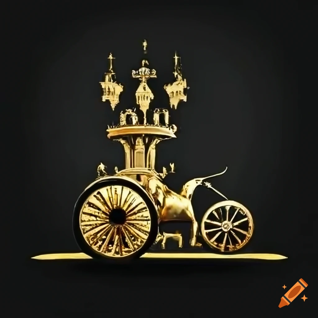 luxury transport logo with black and gold accents