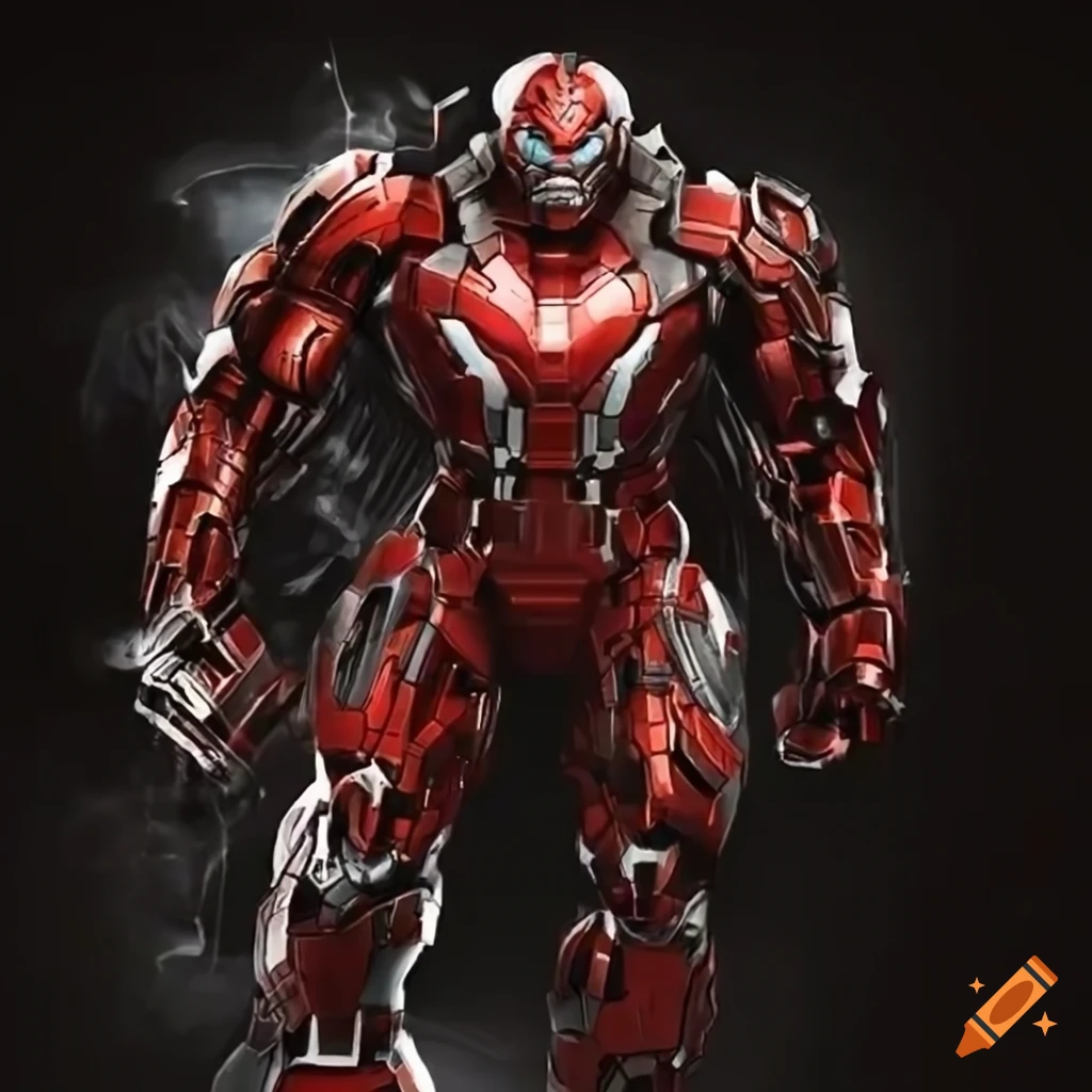 image of Ultron and Hulk Buster