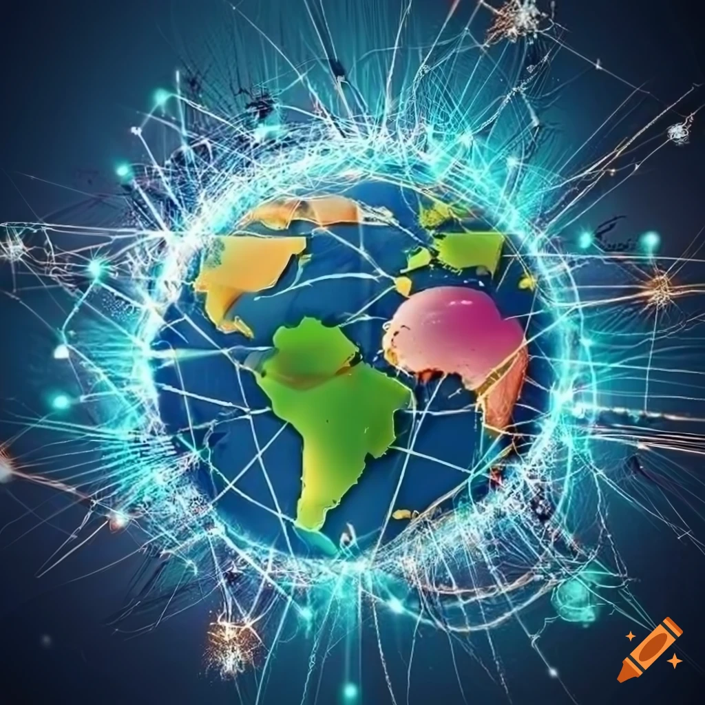 illustration of interconnected global economies