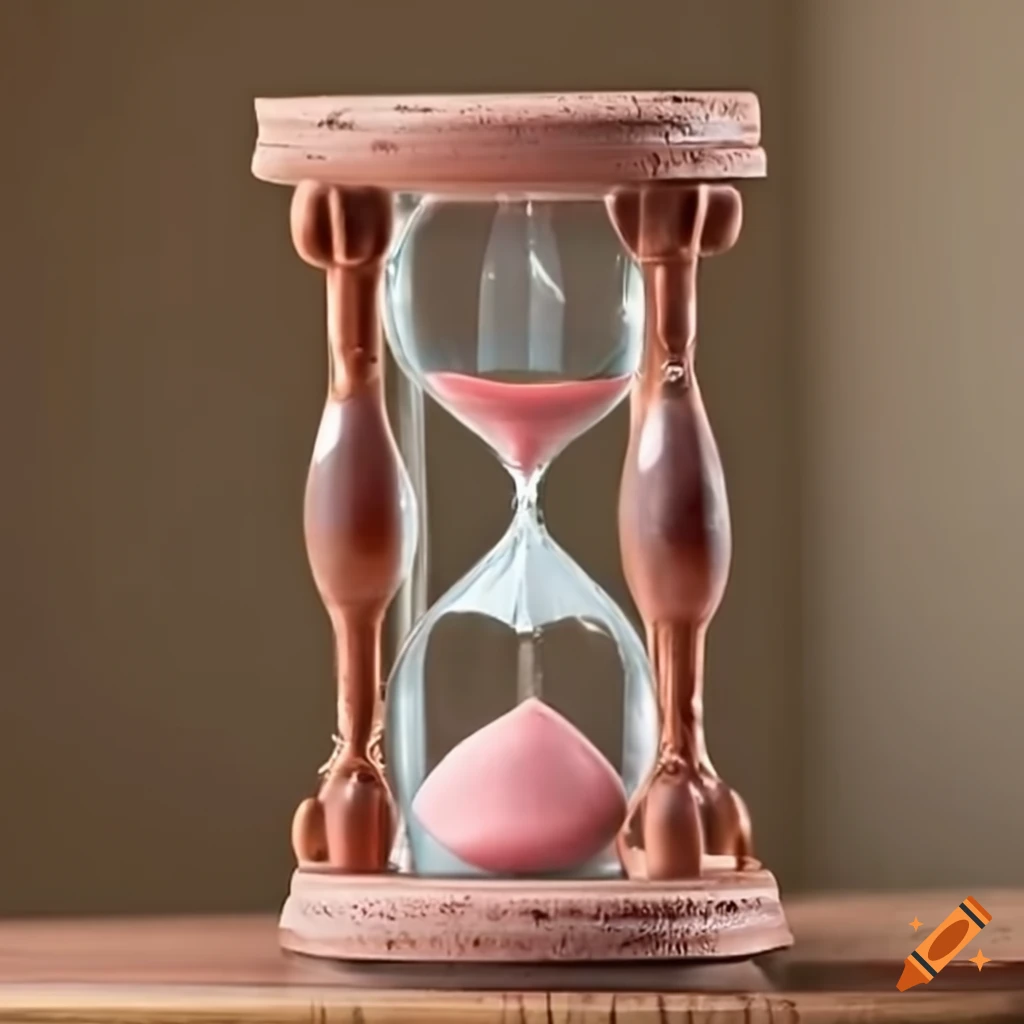 conceptual image of an hourglass representing the passage of time