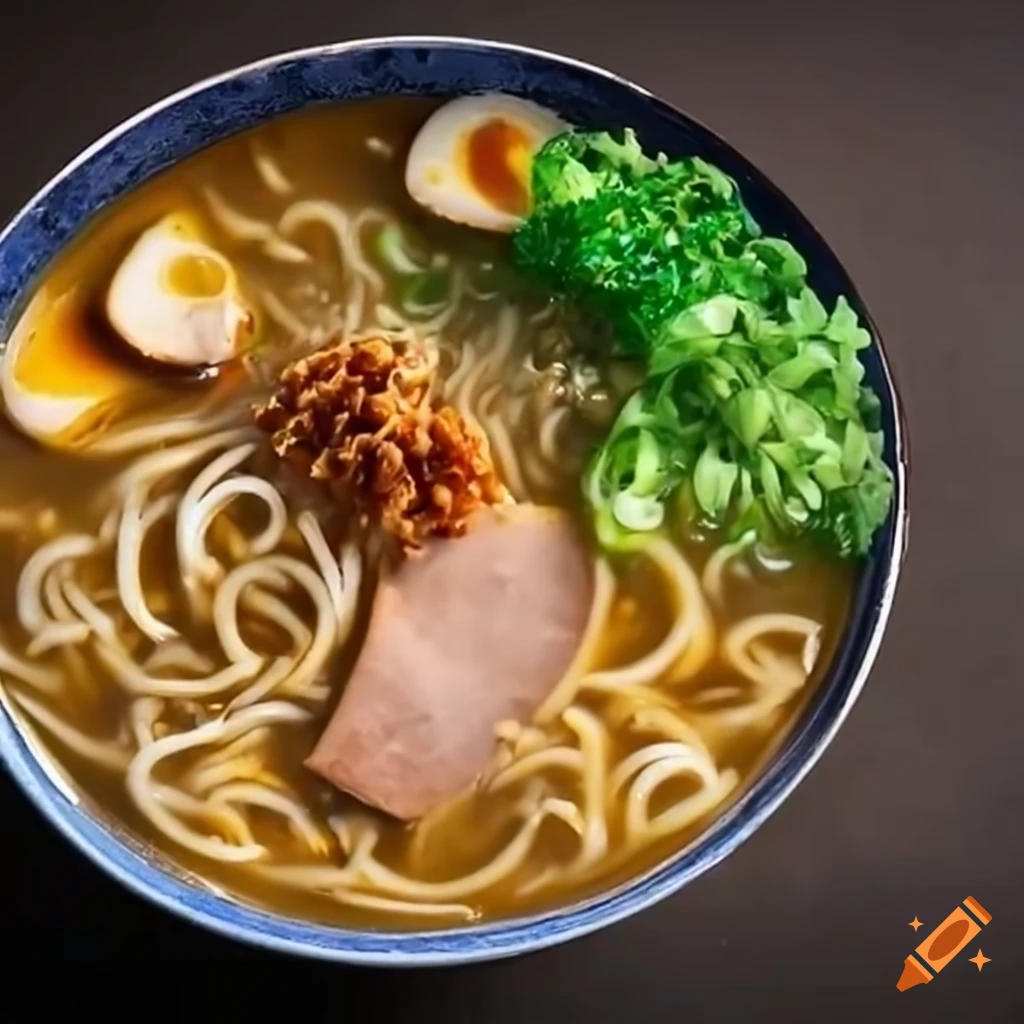 mouthwatering chicken ramen dish