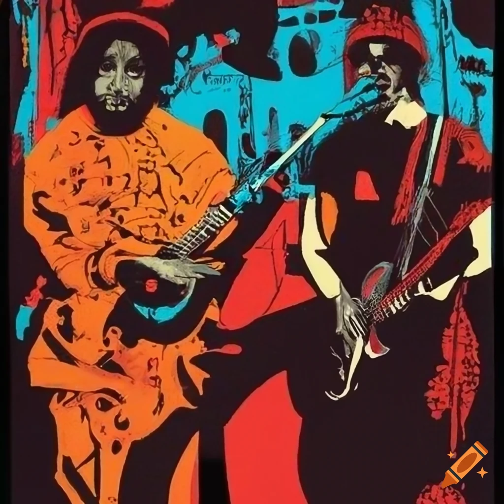 vibrant concert poster for the Obernindoor