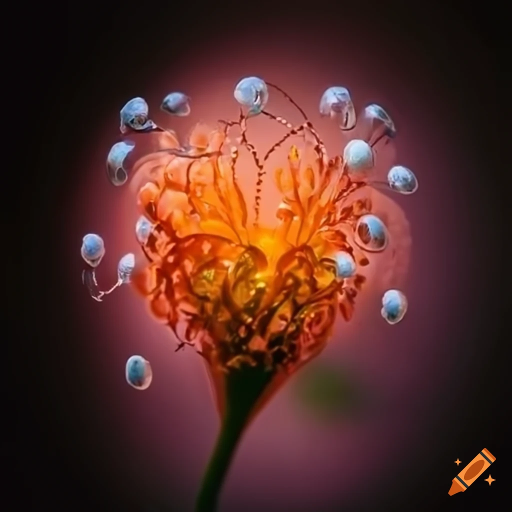 glass flower art