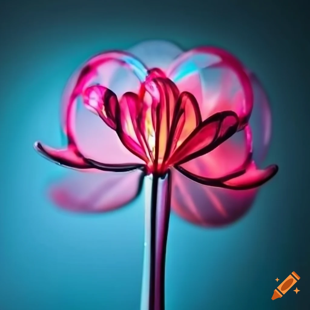 glass flower art