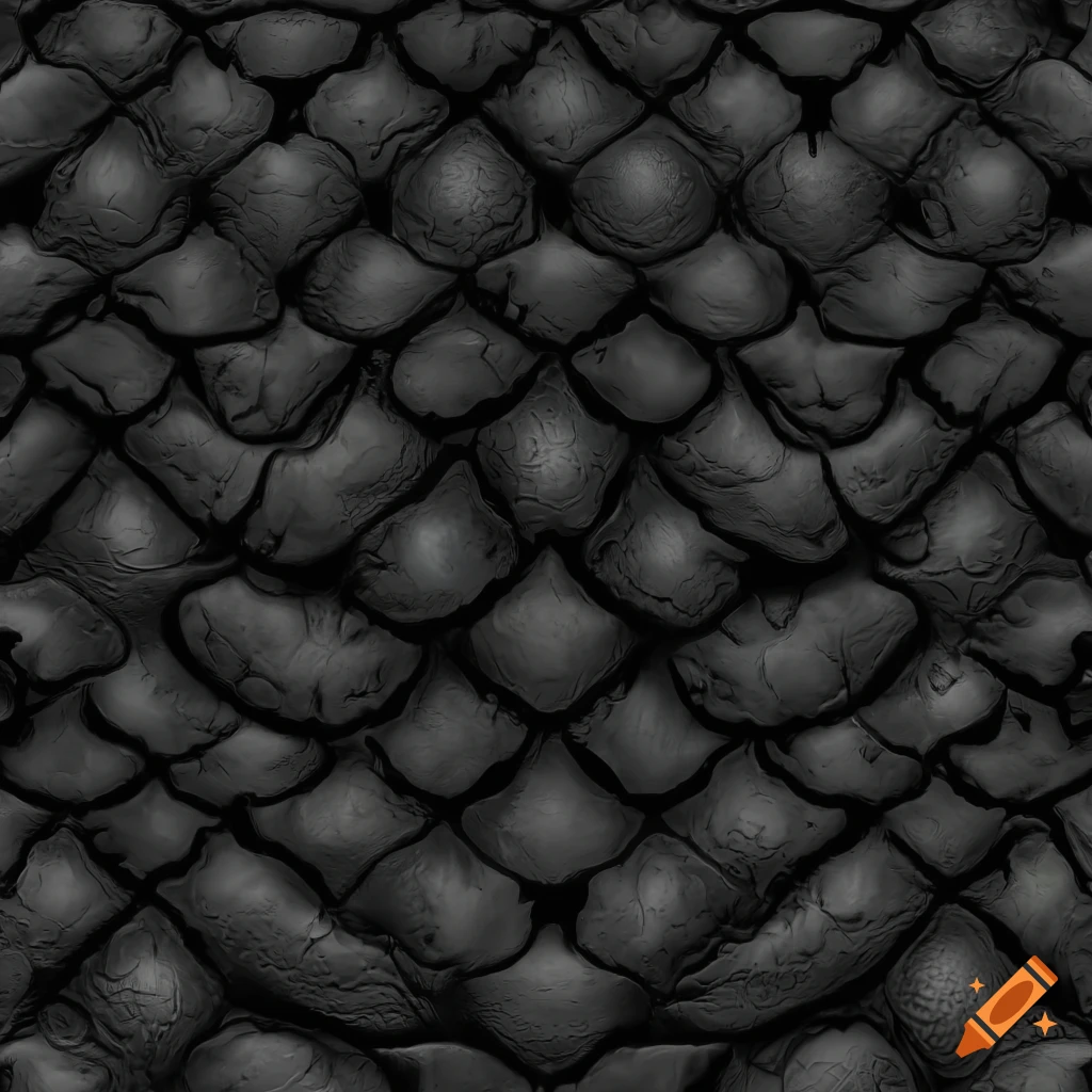 seamless grayscale dragon scale texture