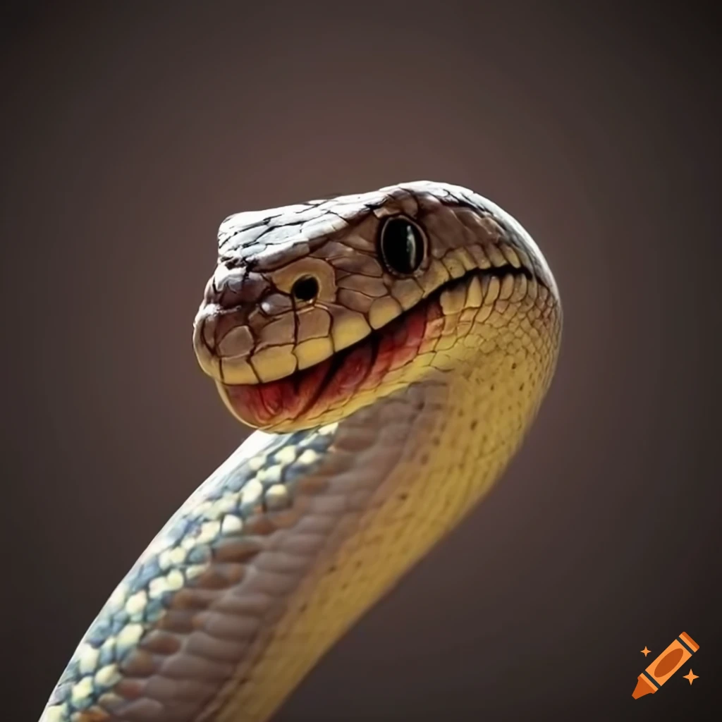Snake with cross symbol on Craiyon