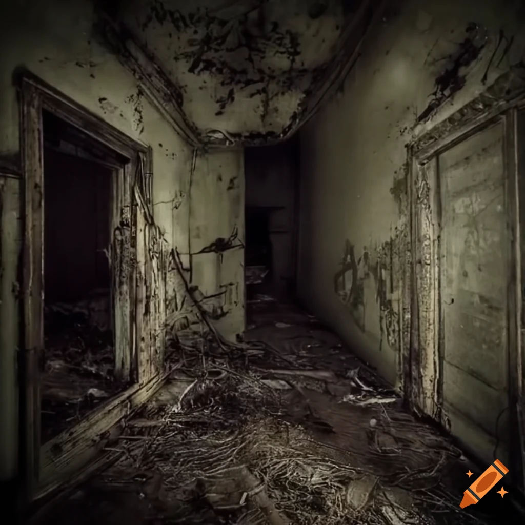 image of a spooky abandoned room