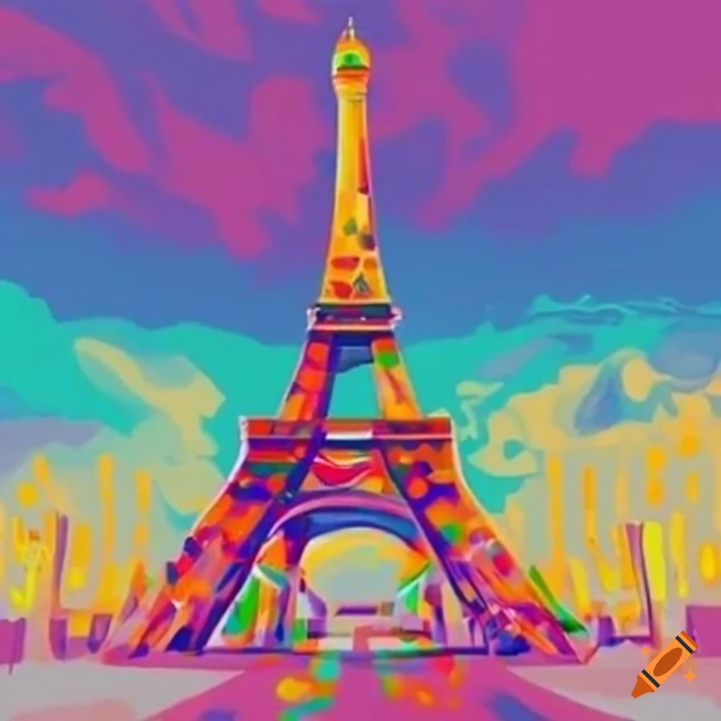 iconic Eiffel Tower in Paris