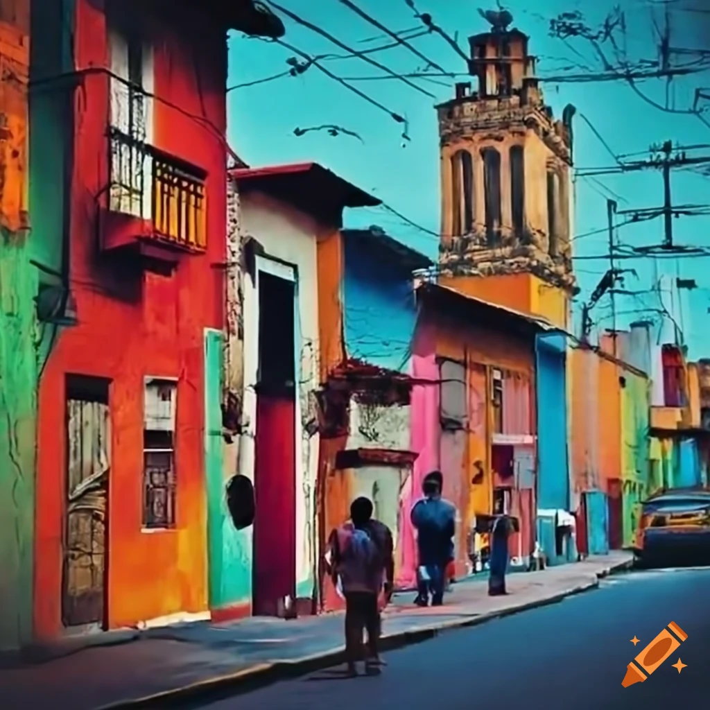 colorful streets of Mexico's barrios