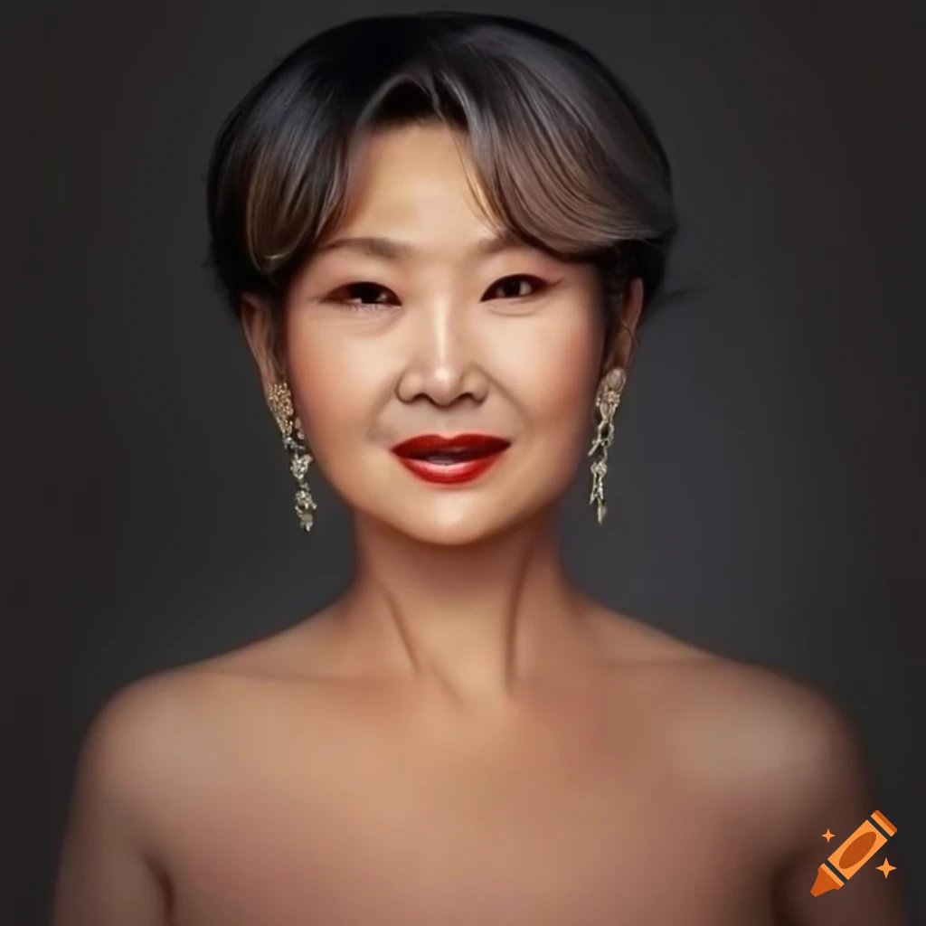 portrait of a 40-year-old Vietnamese woman