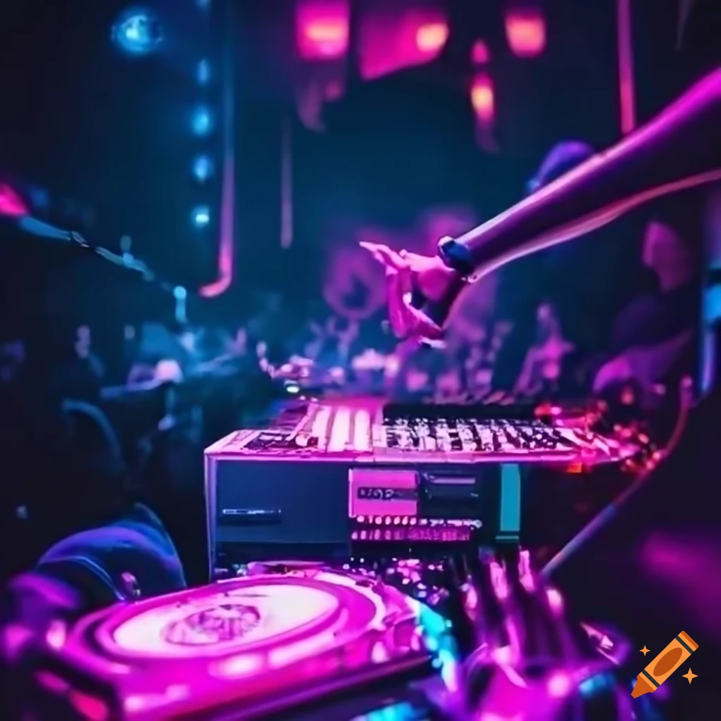 EDM club event flyer