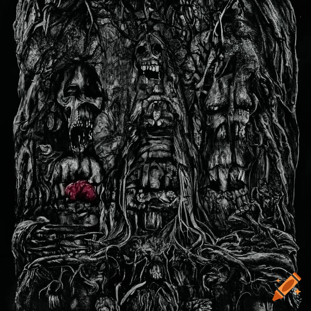 poster for the cerebral horror film "Kew Gardens"