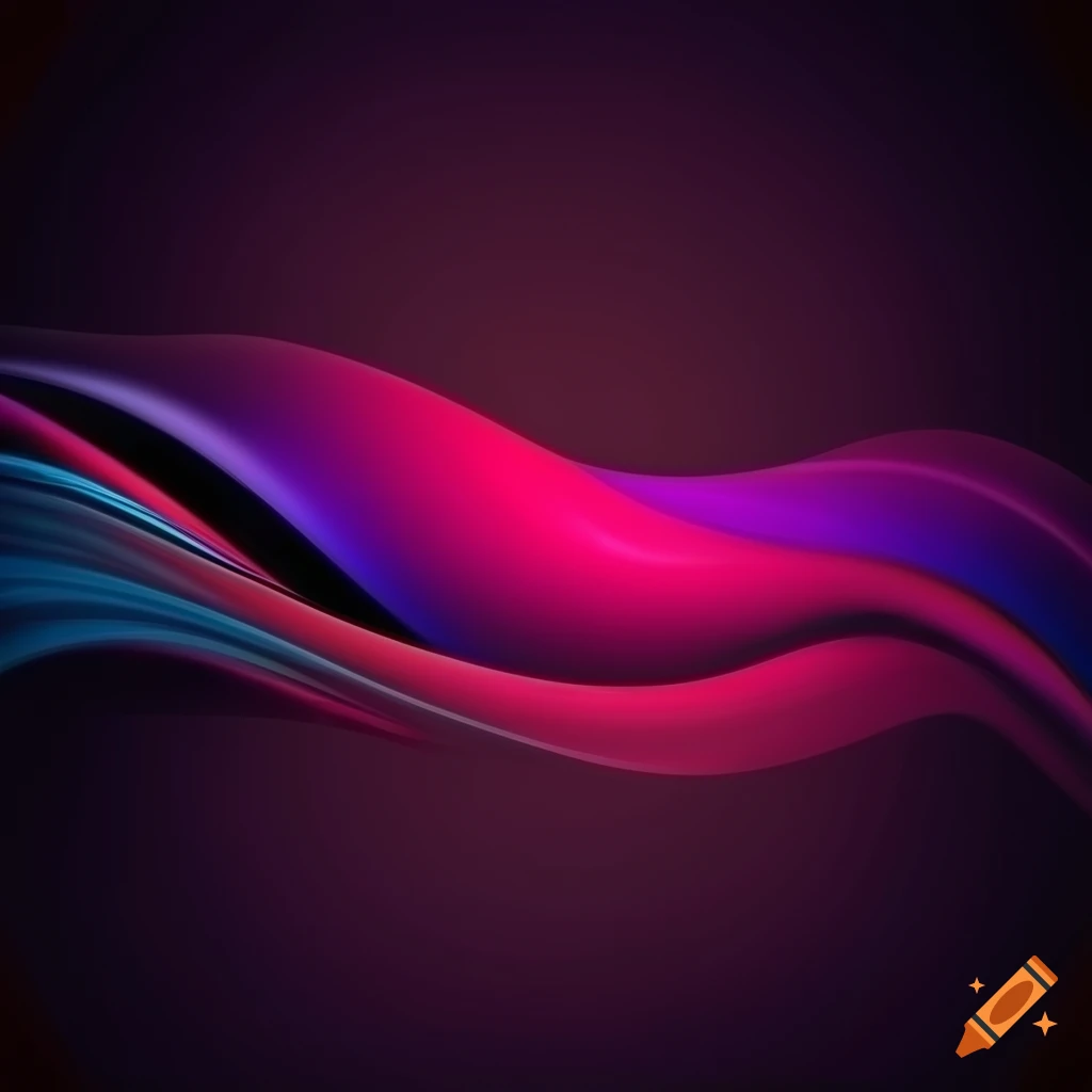 vibrant gradient black background with colorful wavy lines