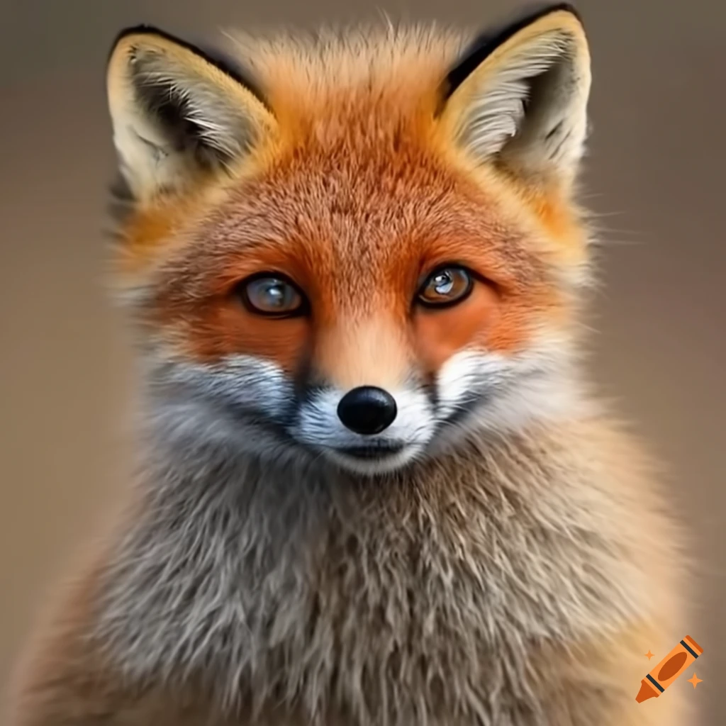 fluffy and small fox