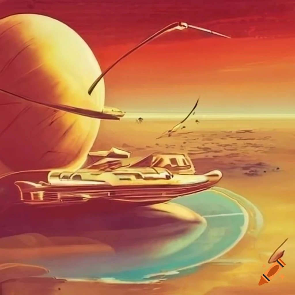 faded and distressed retro-futuristic design