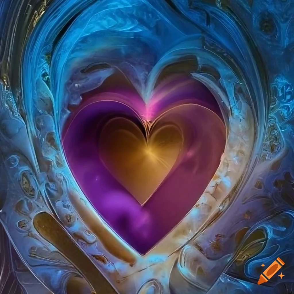 Abstract silver leaves on a colorful background on Craiyon