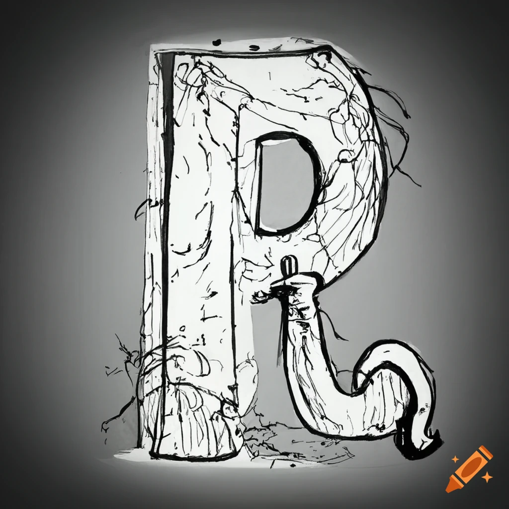 muppet-style lettering illustration