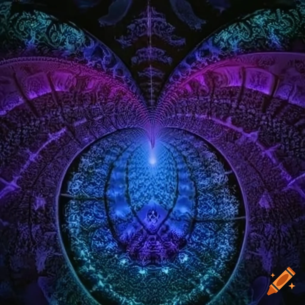 abstract image of vibrant fractal energy