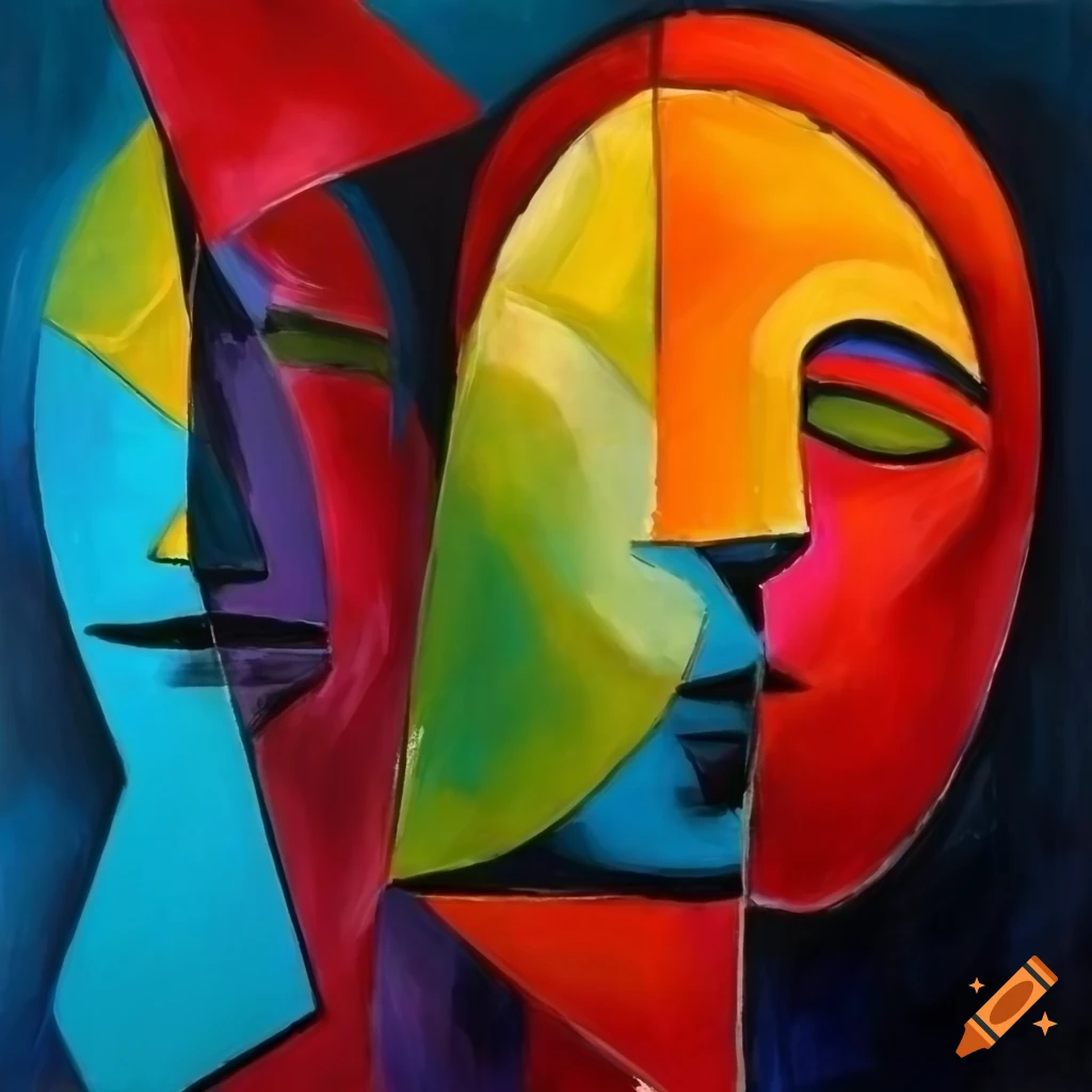 cubist abstract painting