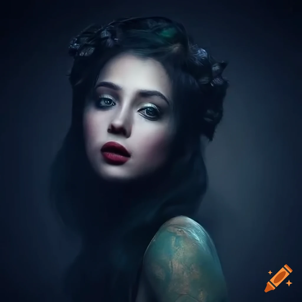 realistic portrayal of a fantasy girl by Remington