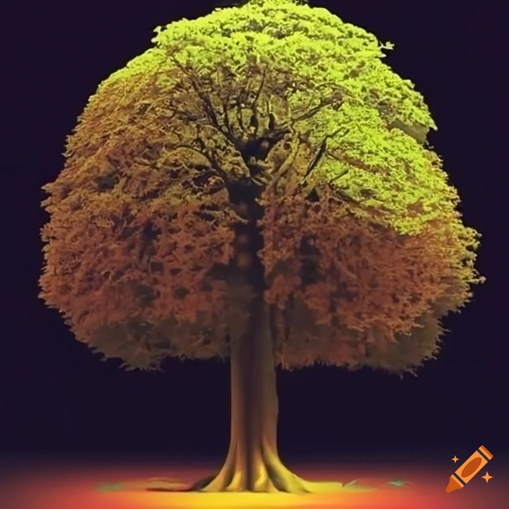 A tree in nature on Craiyon