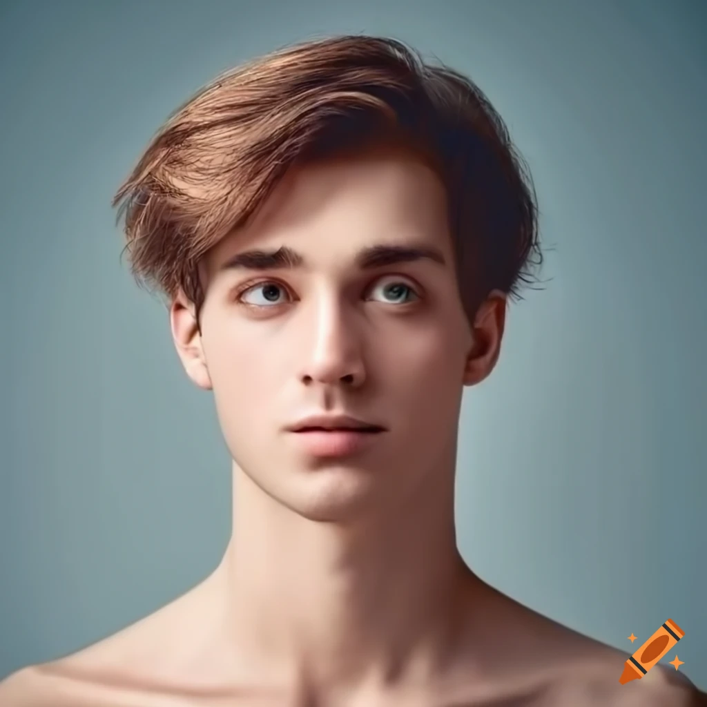 portrait of a handsome man with a charming smile