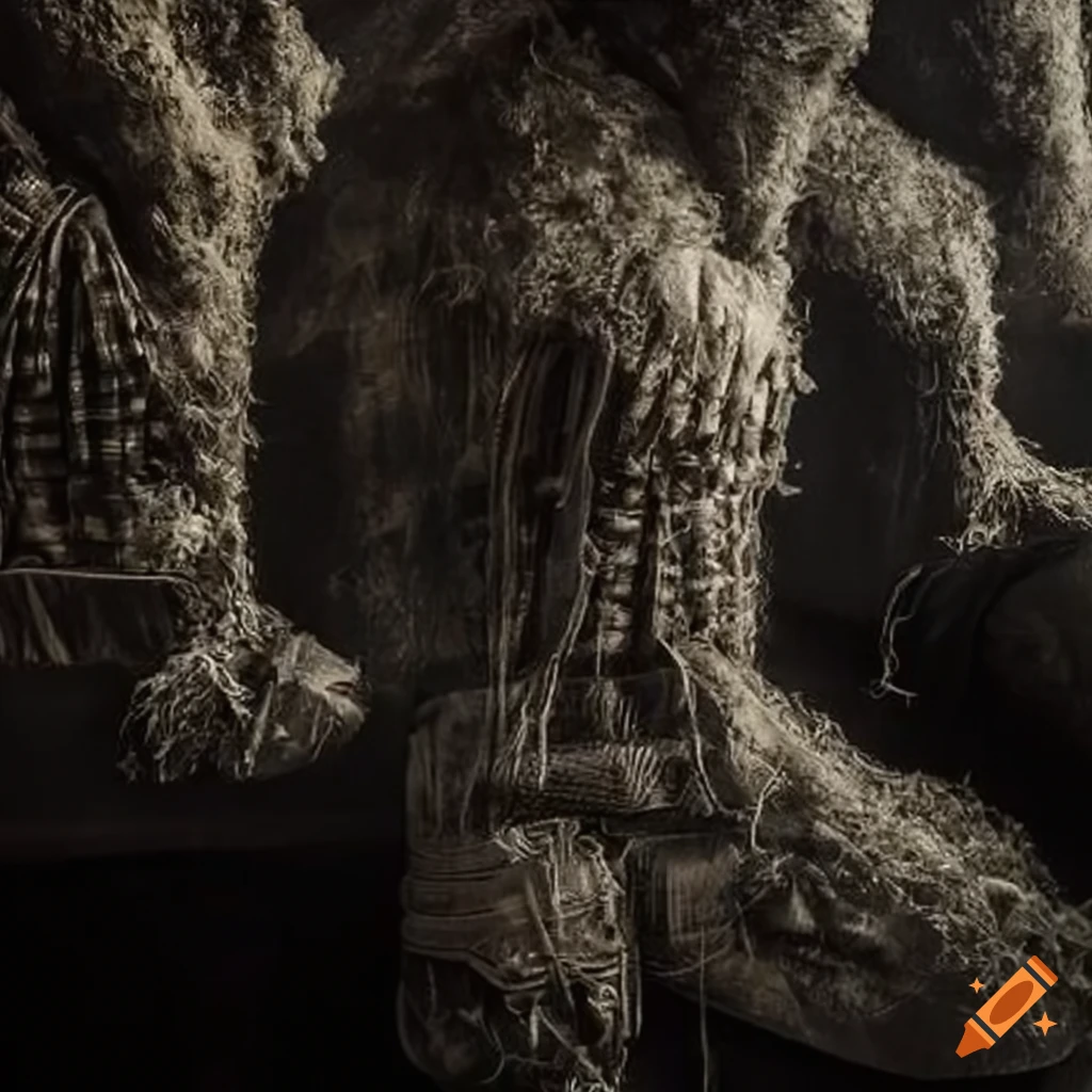 image of dirty bandages