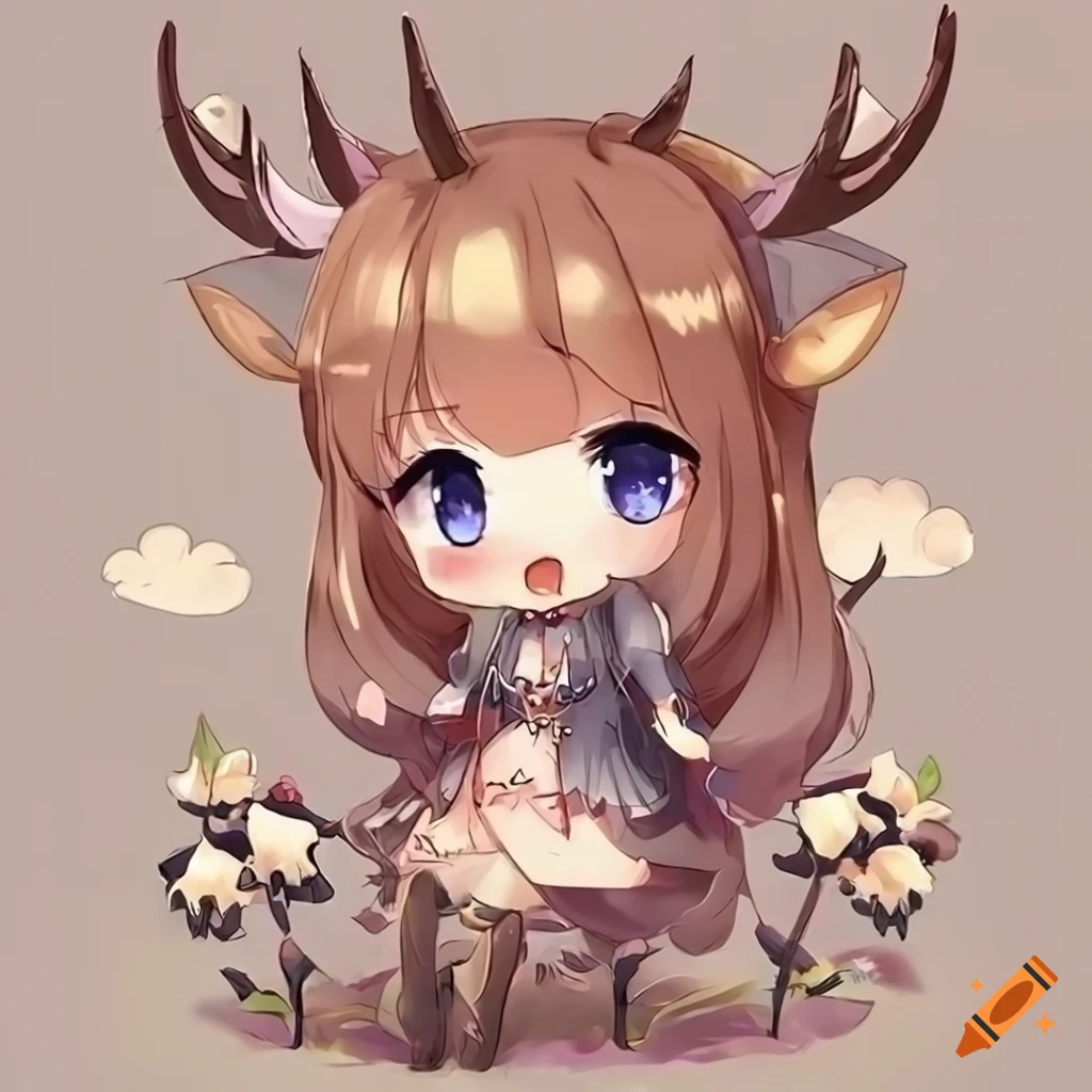 Deer God Forest Lover Japan Anime Nature Spirit - Deer - Posters and Art  Prints | TeePublic