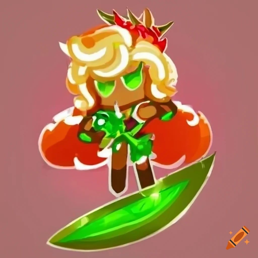 Cookie run character featuring Sundew plant