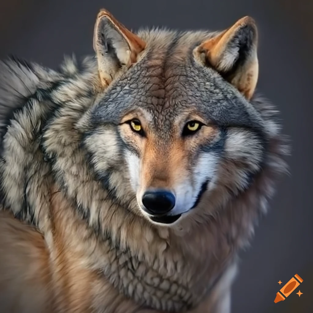 image of a mythical dragon wolf