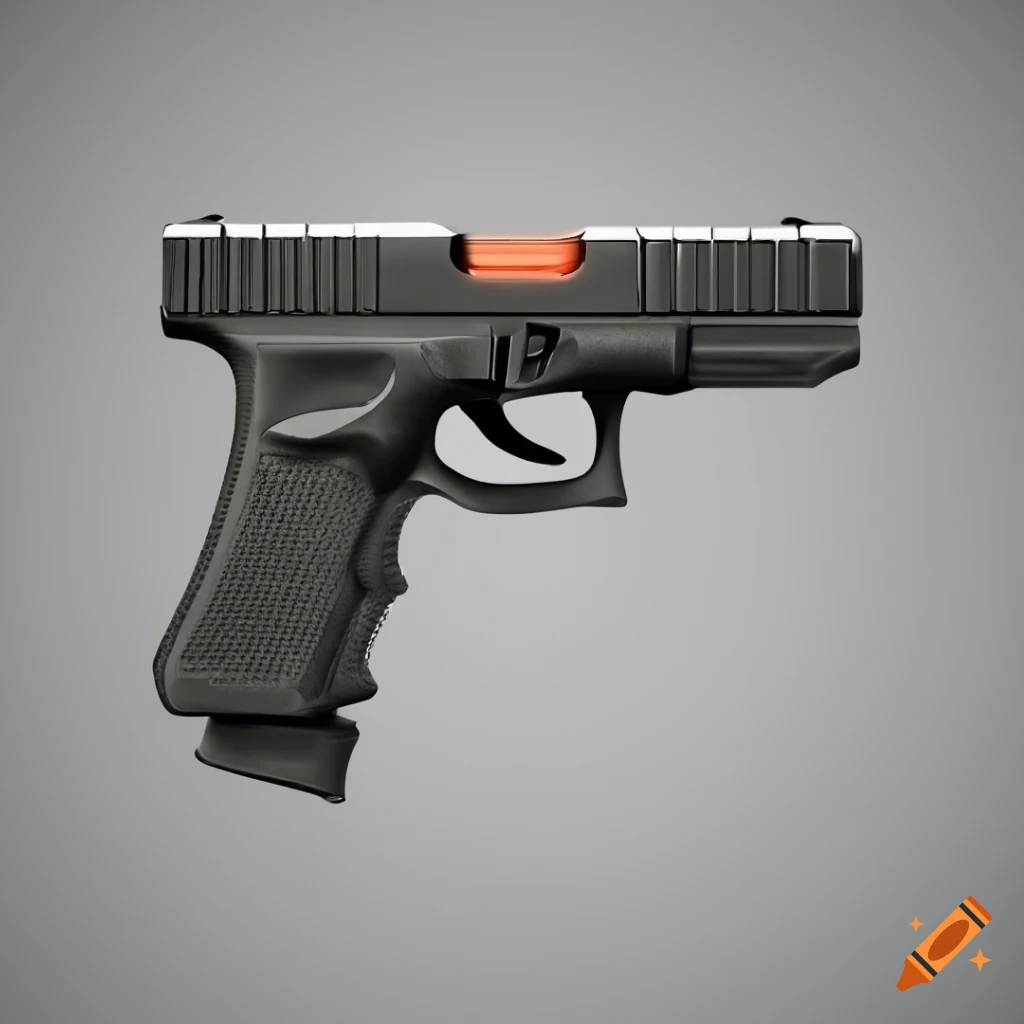 3D pistol icon of a Glock