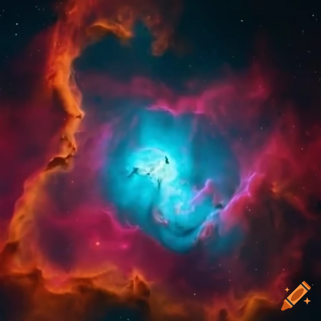 retrowave cosmos nebula