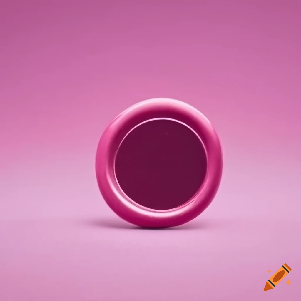 pink blackberry on a white wax seal