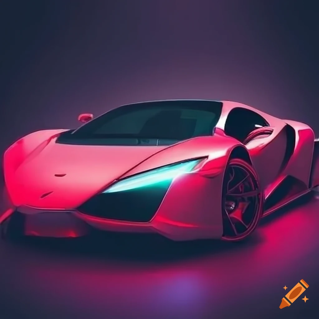 shiny supercar