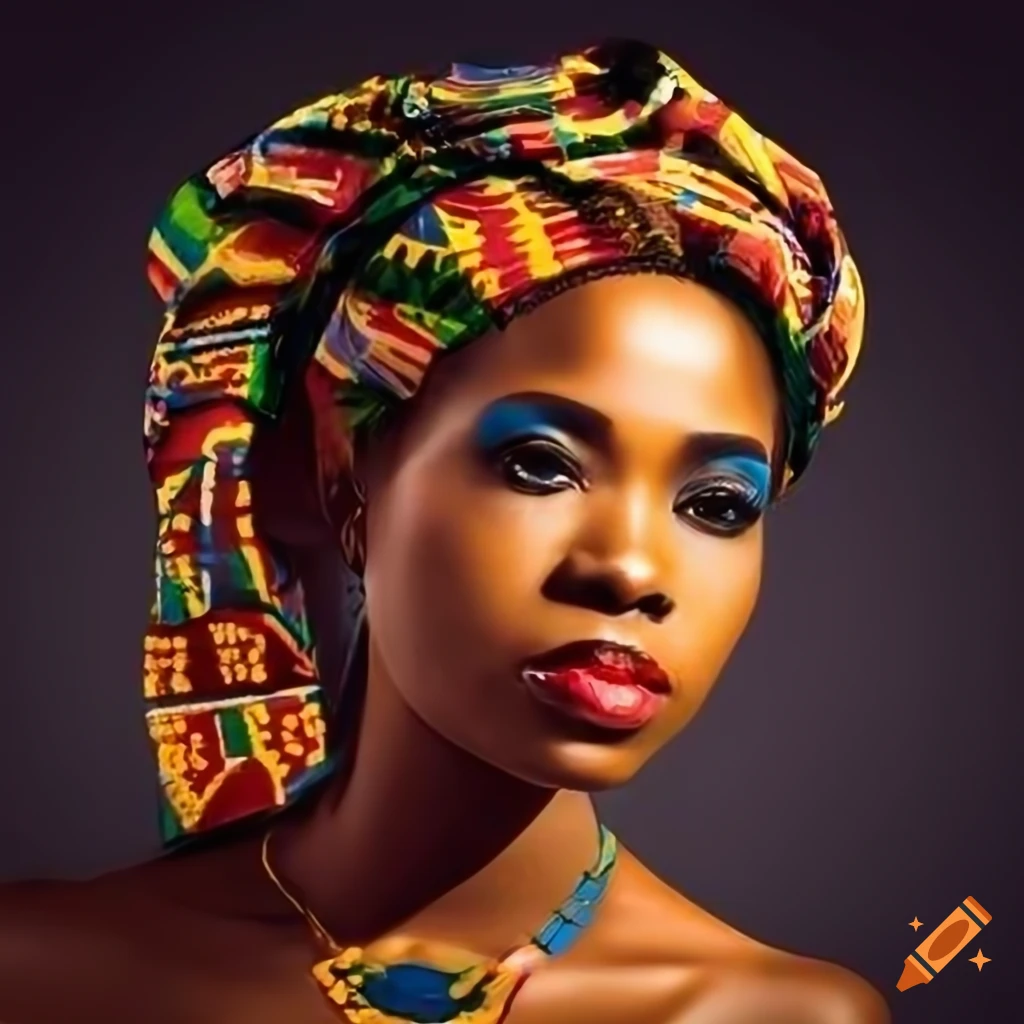 vibrant profile photo representing African heritage