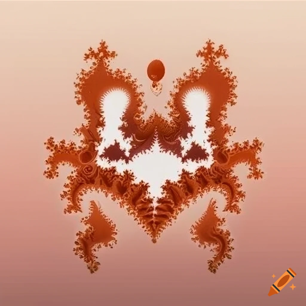 abstract pattern resembling a Rorschach inkblot