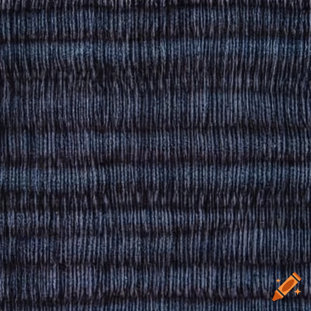 Close up of vertical stitch sock fabric texture on craiyon
