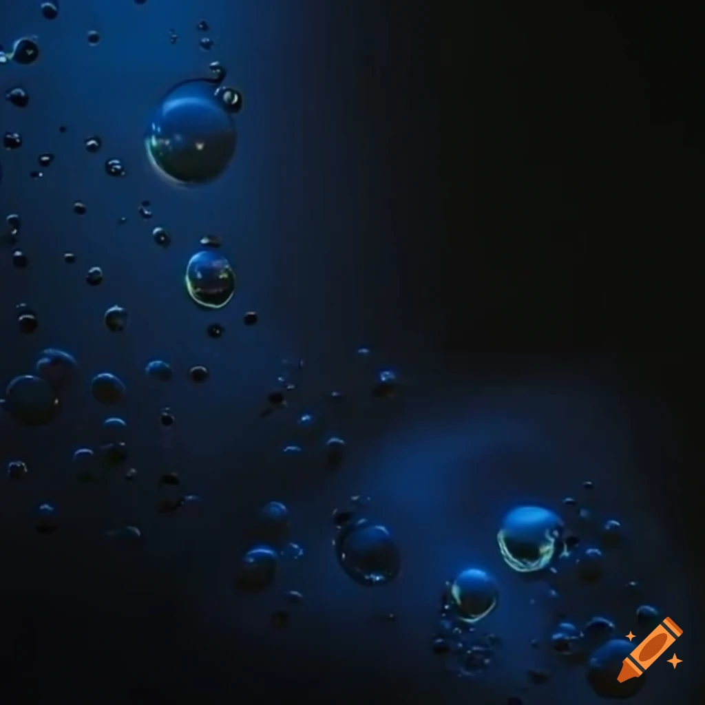 clear bubbles rising to the surface