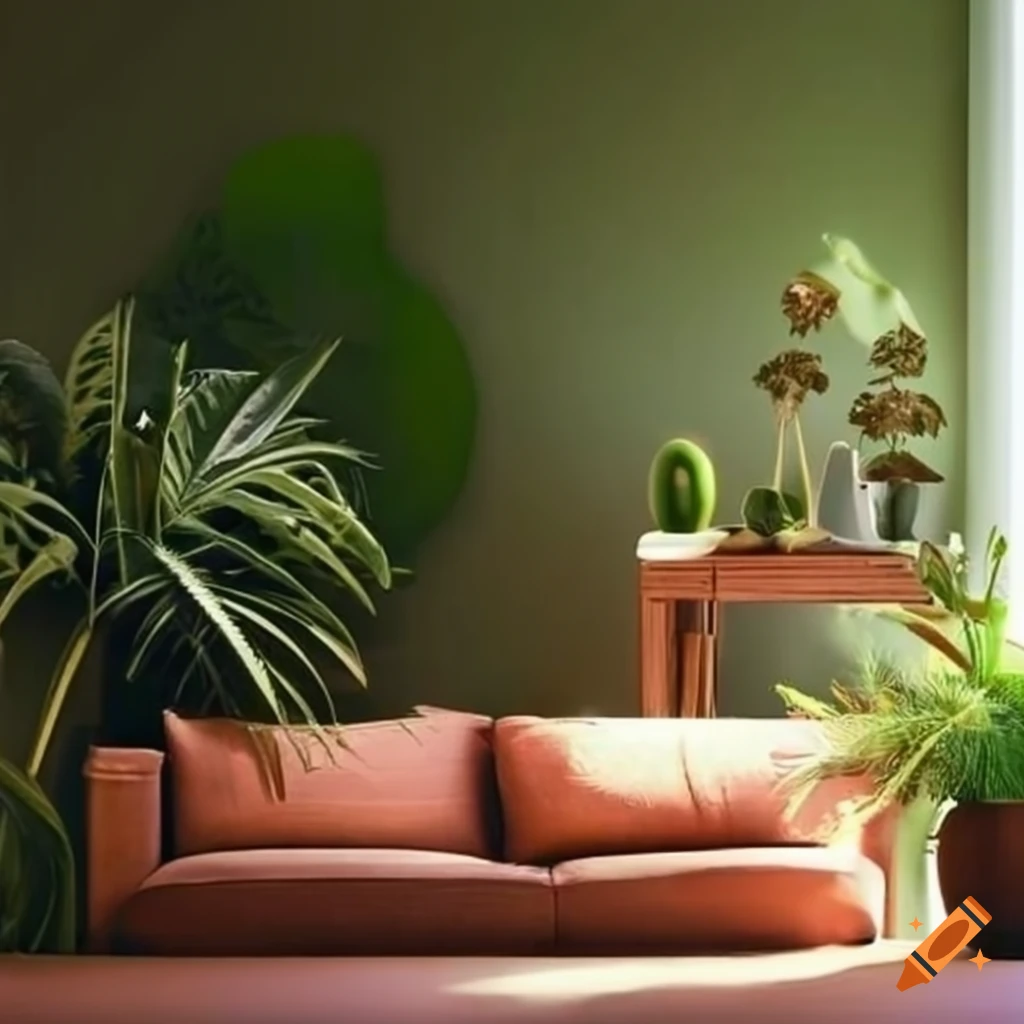 interior of a beautiful home with plants