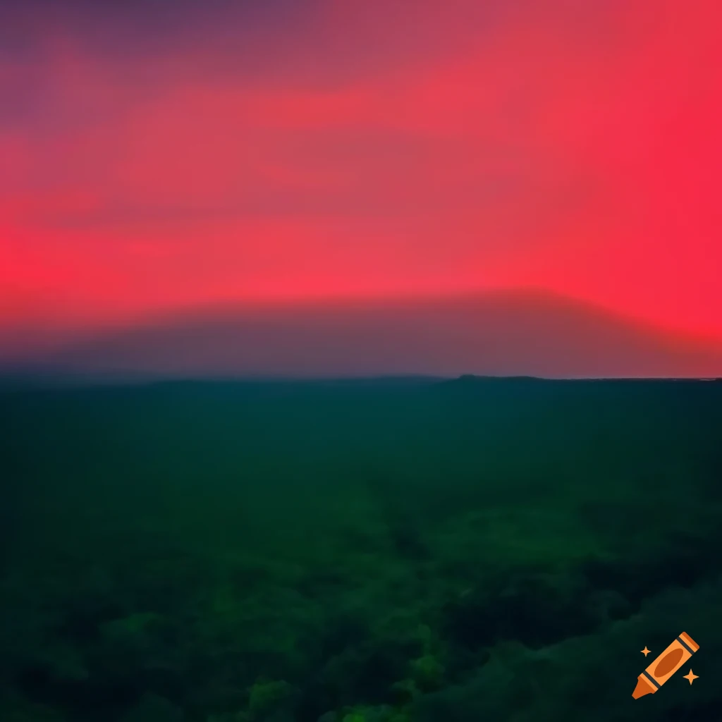 aerial view of the pyramids of tikal