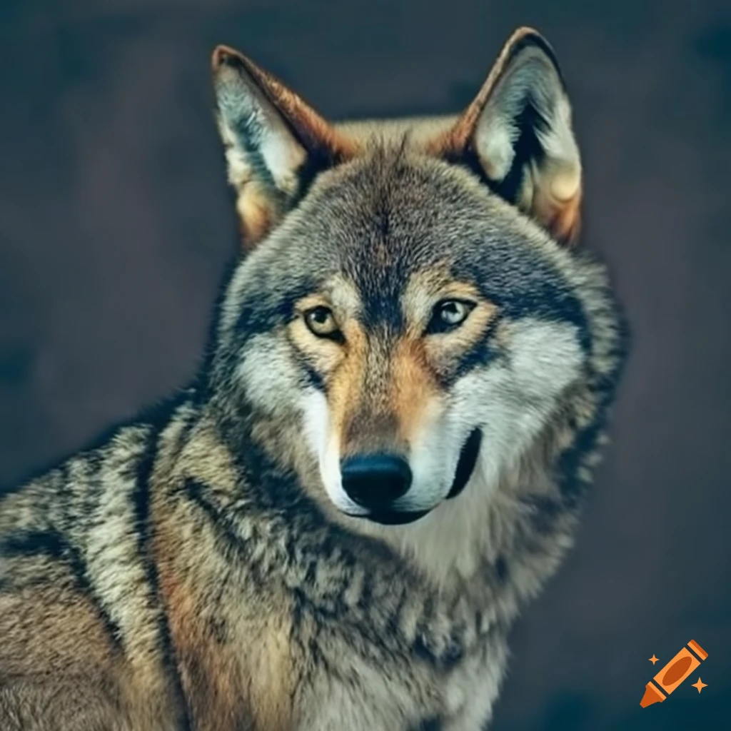 beautiful image of a wolf