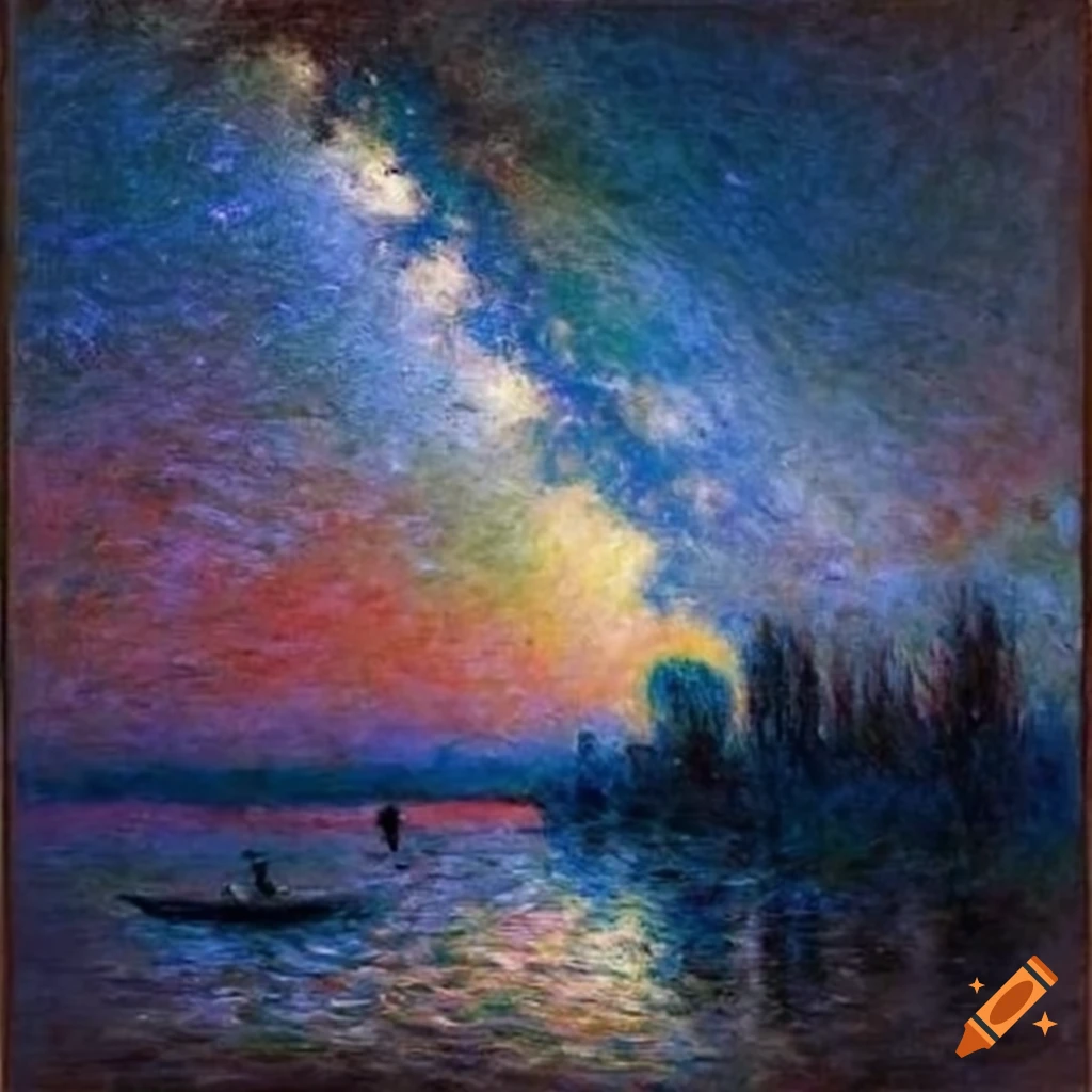 Claude painting of the milky way
