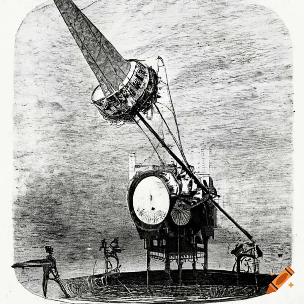 image of a vintage communication satellite