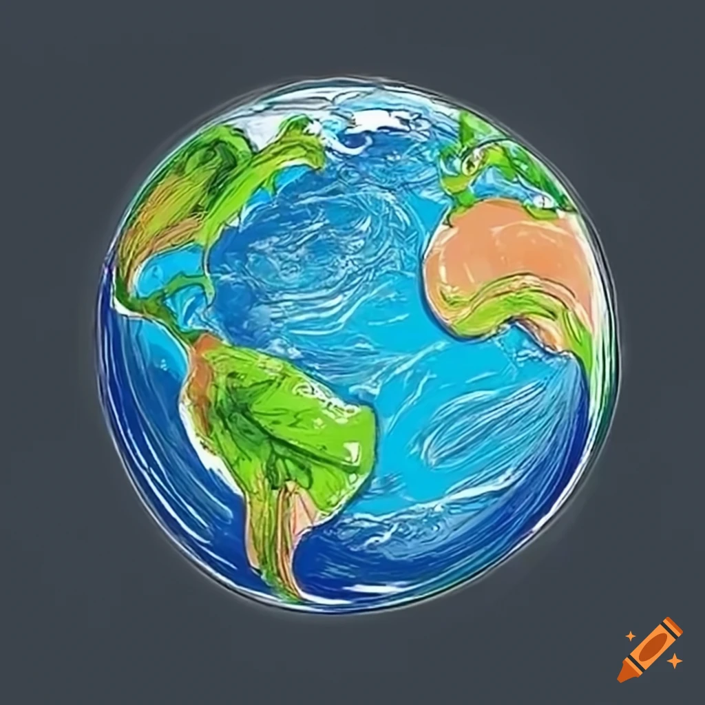 smiling planet earth